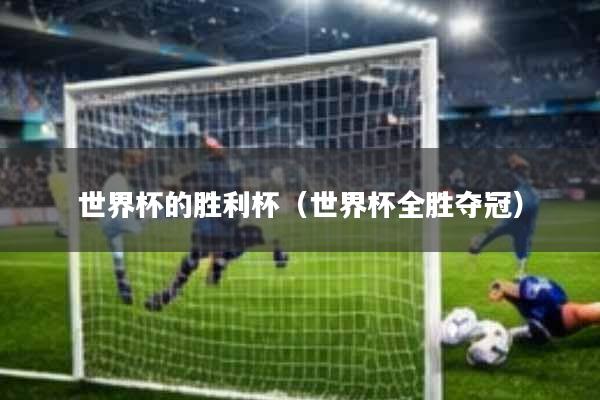 世界杯的胜利杯(世界杯全胜夺冠)